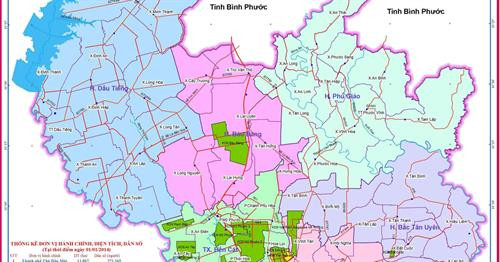 Bản đồ hành chính tỉnh Bình Dương mới nhất 2020. Ảnh: diaocthinhvuong.vn Bản đồ hành chính tỉnh Bình Dương mới nhất 2020. Ảnh: diaocthinhvuong.vn