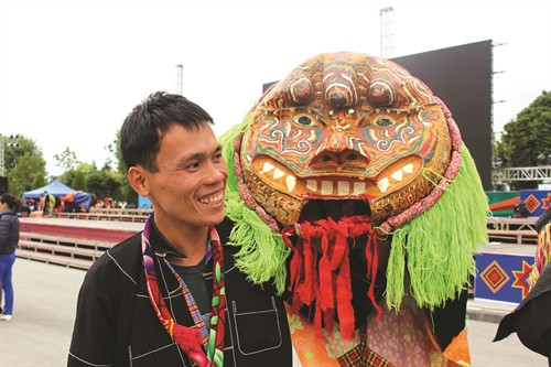 Múa Sư tử mèo là một nét văn hóa truyền thống đặc sắc của người Nùng ở Lạng Sơn