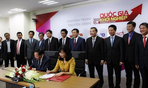 Lễ ký thỏa thuận hợp tác giữa Hội Liên hiệp Thanh niên Việt Nam và Đài Truyền hình Việt Nam. Ảnh: Bộ KH&CN Lễ ký thỏa thuận hợp tác giữa Hội Liên hiệp Thanh niên Việt Nam và Đài Truyền hình Việt Nam. Ảnh: Bộ KH&CN