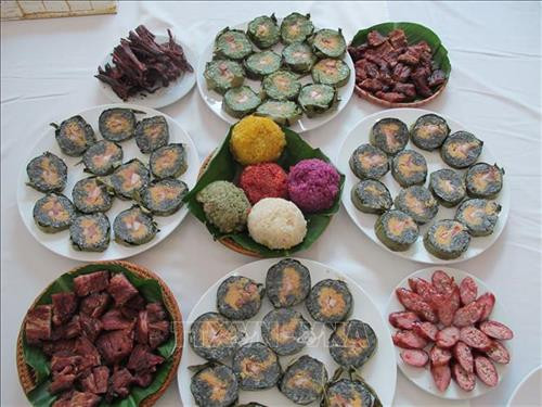 Những món ngon đặc sắc của đồng bào Thái vùng Mường Lò dịp Tết. Ảnh: Việt Dũng - TTXVN Những món ngon đặc sắc của đồng bào Thái vùng Mường Lò dịp Tết. Ảnh: Việt Dũng - TTXVN