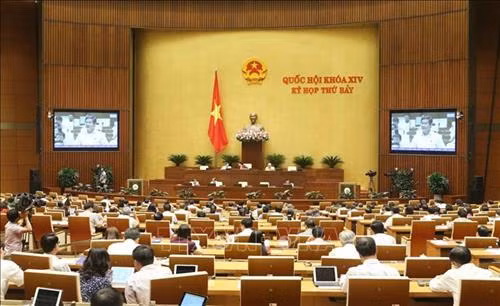 Quốc hội thông qua Luật. Ảnh : Bùi Doãn Tấn