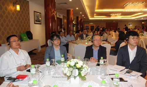 Doanh nghiệp Việt Nam và Hàn Quốc tham dự Diễn đàn. Ảnh: Thanh Vũ-TTXVN Doanh nghiệp Việt Nam và Hàn Quốc tham dự Diễn đàn. Ảnh: Thanh Vũ-TTXVN