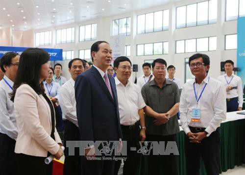 Chủ tịch nước Trần Đại Quang dự Chương trình Tổng duyệt các hoạt động của Tuần lễ Cấp cao APEC 2017. Ảnh: TTXVN Chủ tịch nước Trần Đại Quang dự Chương trình Tổng duyệt các hoạt động của Tuần lễ Cấp cao APEC 2017. Ảnh: TTXVN