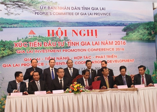 Hội nghị xúc tiến đầu tư tỉnh Gia Lai. Nguồn ảnh: internet Hội nghị xúc tiến đầu tư tỉnh Gia Lai. Nguồn ảnh: internet