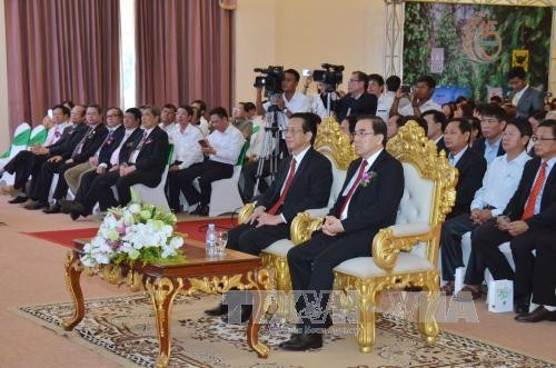 Các đại biểu tham dự buổi lễ. Ảnh: Chanh Đa - Phóng viên TTXVN tại Campuchia