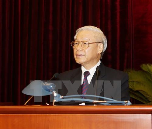 Tổng Bí thư Nguyễn Phú Trọng đánh giá: Đấu tranh phòng, chống tham nhũng, lãng phí, tiêu cực không còn là lẻ tẻ từng vụ, từng việc mà bây giờ đã thành phong trào, thành một xu thế, không ai có thể đứng ngoài cuộc và cá nhân nào muốn không làm cũng không được. Ảnh minh họa: TTXVN Tổng Bí thư Nguyễn Phú Trọng đánh giá: Đấu tranh phòng, chống tham nhũng, lãng phí, tiêu cực không còn là lẻ tẻ từng vụ, từng việc mà bây giờ đã thành phong trào, thành một xu thế, không ai có thể đứng ngoài cuộc và cá nhân nào muốn không làm cũng không được. Ảnh minh họa: TTXVN