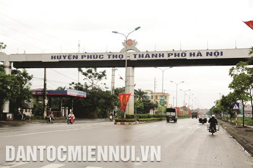 Huyện Phúc Thọ được quy hoạch theo mô hình đô thị sinh thái