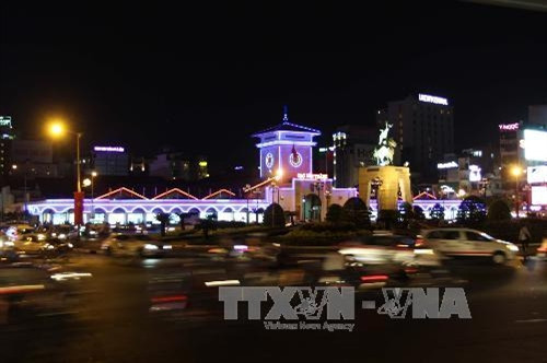 Chợ Bến Thành. Ảnh: Thanh Vũ/TTXVN