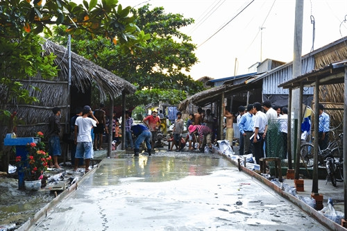 Mở rộng đường giao thông nông thôn ở khu phố 5, phường đông Hồ, thị xã Hà Tiên Mở rộng đường giao thông nông thôn ở khu phố 5, phường đông Hồ, thị xã Hà Tiên