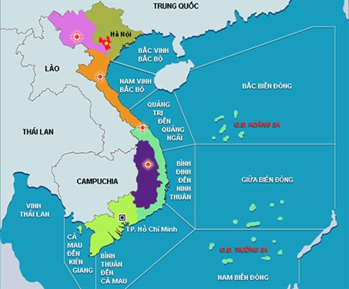 Bản đồ dự báo thời tiết vùng ngày 29/7. Ảnh: khituongvietnam.gov.vn