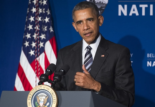 Tổng thống Barack Obama phát biểu tại một hội nghị ở Washington, DC. AFP/TTXVN