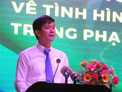 Ông Lê Quang Tùng, Thứ trưởng Bộ Văn hóa, Thể thao và Du lịch phát biểu tại Diễn đàn. Ảnh: Ánh Tuyết - TTXVN