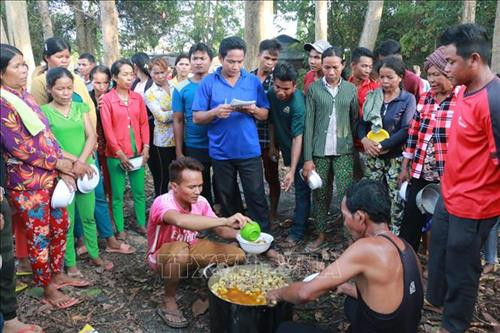 Ấm áp Tết Chôl Chnăm Thmây của đồng bào Khmer ở Bình Phước ảnh 4 Ấm áp Tết Chôl Chnăm Thmây của đồng bào Khmer ở Bình Phước ảnh 4