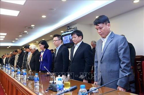 Các đại biểu mặc niệm những liệt sỹ đã hy sinh tại Campuchia. Ảnh: Danh Lam - TTXVN Các đại biểu mặc niệm những liệt sỹ đã hy sinh tại Campuchia. Ảnh: Danh Lam - TTXVN