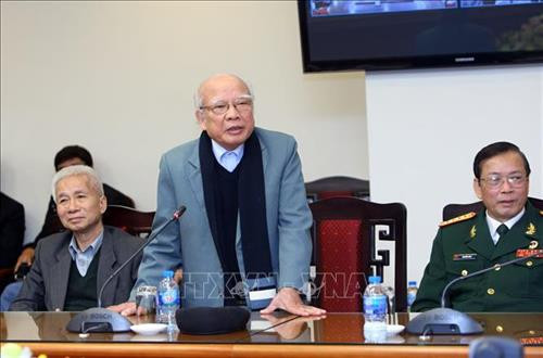 Đồng chí Nguyễn Quốc Uy, nguyên Tổng Giám đốc TTXVN, nguyên phóng viên TTXVN tại Campuchia phát biểu tại buổi gặp mặt. Ảnh: Tuấn Đức - TTXVN Đồng chí Nguyễn Quốc Uy, nguyên Tổng Giám đốc TTXVN, nguyên phóng viên TTXVN tại Campuchia phát biểu tại buổi gặp mặt. Ảnh: Tuấn Đức - TTXVN