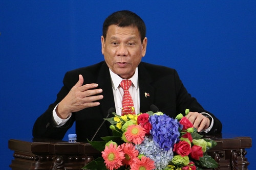 Tổng thống Philippines Rodrigo Duterte. Ảnh: EPA/TTXVN