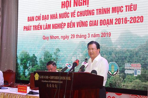 Phó Thủ tướng Chính phủ Trịnh Đình Dũng phát biểu tại hội nghị. Ảnh: Nguyễn Linh- TTXVN Phó Thủ tướng Chính phủ Trịnh Đình Dũng phát biểu tại hội nghị. Ảnh: Nguyễn Linh- TTXVN