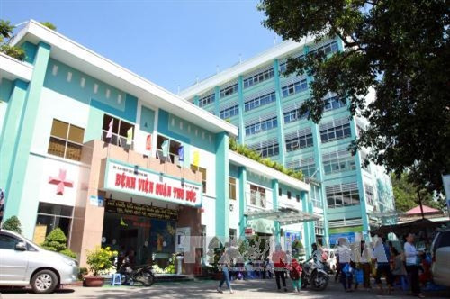 Một góc bệnh viện quận Thủ Đức. Ảnh: Phương Vy - TTXVN. Một góc bệnh viện quận Thủ Đức. Ảnh: Phương Vy - TTXVN.