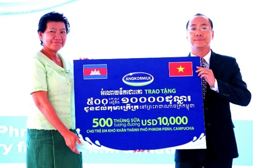 Vinamilk khánh thành nhà máy sữa đầu tiên tại Campuchia ảnh 3 Vinamilk khánh thành nhà máy sữa đầu tiên tại Campuchia ảnh 3