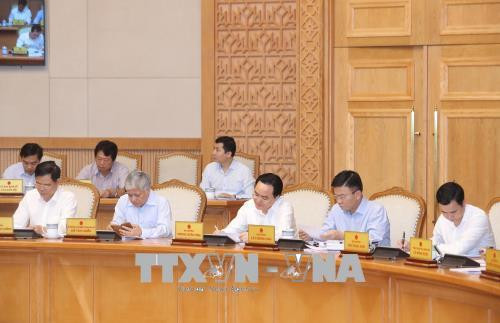 Các thành viên Chính phủ tham dự phiên họp. Ảnh: Thống Nhất – TTXVN Các thành viên Chính phủ tham dự phiên họp. Ảnh: Thống Nhất – TTXVN