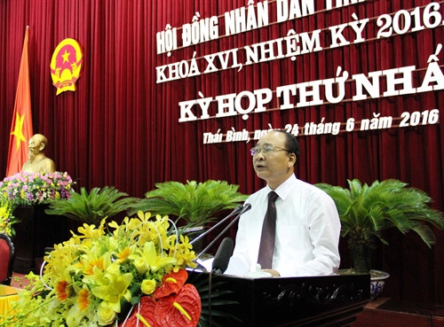 Bí thư Tỉnh ủy Thái Bình Phạm Văn Sinh phát biểu khai mạc kỳ họp. Ảnh: Xuân Tiến - TTXVN Bí thư Tỉnh ủy Thái Bình Phạm Văn Sinh phát biểu khai mạc kỳ họp. Ảnh: Xuân Tiến - TTXVN