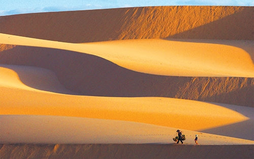 Đồi cát Mũi Né. Ảnh: Ngọc Lân