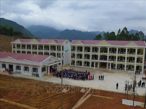 Một phần của hạng mục công trình Trường Phổ thông Dân tộc nội trú huyện Phù Yên. Ảnh: Nguyễn Chiến-TTXVN Một phần của hạng mục công trình Trường Phổ thông Dân tộc nội trú huyện Phù Yên. Ảnh: Nguyễn Chiến-TTXVN