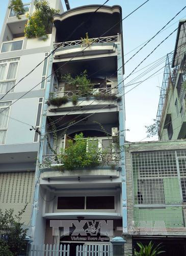 Hiện trường vụ cháy. Ảnh: Tuấn Anh-TTXVN phát