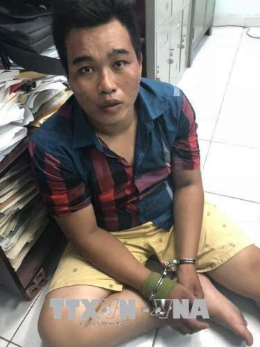 Nghi can Nguyễn Hoàng Châu Phú. Ảnh: TTXVN phát