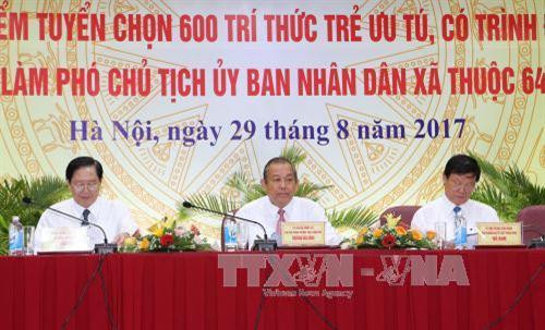 Phó Thủ tướng Thường trực Chính phủ Trương Hòa Bình dự Hội nghị. Ảnh: Doãn Tấn - TTXVN