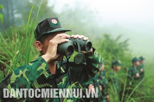 Giám sát chặt chẽ vùng biên là một trong những nhiệm vụ chính của cán bộ, chiến sĩ Đồn Biên phòng Chi Lăng. Ảnh: Hoàng Hà