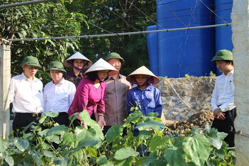 Phó Bí thư Thường trực Thành ủy Hà Nội Ngô Thị Thanh Hằng thăm mô hình sản xuất giun quế, lợn rừng, rau hữu cơ ở Trang trại Hoa Viên thuộc xã Yên Bình, huyện Thạch Thất (Hà Nội). Phó Bí thư Thường trực Thành ủy Hà Nội Ngô Thị Thanh Hằng thăm mô hình chăn nuôi Trang trại Xanh tại xã Lệ Chi, huyện Gia Lâm (Hà Nội).