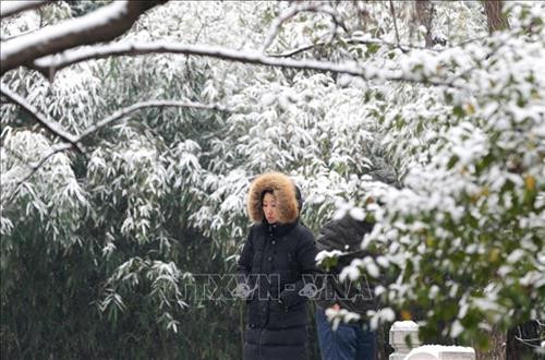 Khách du lịch ngắm cảnh đẹp sau khi tuyết rơi tại Sa mạc Badain Jaran ở tỉnh Cam Túc, Trung Quốc ngày 9/12. Ảnh: THX/TTXVN Tuyết bao phủ trên những mái nhà tại tỉnh An Huy, Trung Quốc ngày 9/12. Ảnh: THX/TTXVN Khách du lịch vui chơi tại Núi Lư Sơn, Giang Tây, Trung Quốc ngày 8/12. Ảnh: THX/TTXVN Băng tuyết bao phủ trên những cành cây tại tỉnh Sơn Đông, Trung Quốc ngày 8/12. Ảnh: THX/TTXVN Băng tuyết bao phủ trên những cành cây tại tỉnh Sơn Đông, Trung Quốc ngày 8/12. Ảnh: THX/TTXVN Băng tuyết bao phủ trên những cành cây tại tỉnh Hồ Nam, Trung Quốc ngày 8/12. Ảnh: THX/TTXVN Băng tuyết bao phủ trên những cành cây tại tỉnh Hồ Nam, Trung Quốc ngày 8/12. Ảnh: THX/TTXVN Khách du lịch ngắm tuyết rơi tại Núi Lư Sơn, tỉnh Giang Tây Trung Quốc ngày 8/12. Ảnh: THX/TTXVN Băng tuyết bao phủ trên những cành cây tại tỉnh Hồ Nam, Trung Quốc ngày 8/12. Ảnh: THX/TTXVN Khách du lịch ngắm cảnh đẹp sau khi tuyết rơi tại Sa mạc Badain Jaran ở tỉnh Cam Túc, Trung Quốc ngày 9/12. Ảnh: THX/TTXVN Tuyết bao phủ trên những mái nhà tại tỉnh An Huy, Trung Quốc ngày 9/12. Ảnh: THX/TTXVN Khách du lịch vui chơi tại Núi Lư Sơn, Giang Tây, Trung Quốc ngày 8/12. Ảnh: THX/TTXVN Băng tuyết bao phủ trên những cành cây tại tỉnh Sơn Đông, Trung Quốc ngày 8/12. Ảnh: THX/TTXVN Băng tuyết bao phủ trên những cành cây tại tỉnh Sơn Đông, Trung Quốc ngày 8/12. Ảnh: THX/TTXVN Băng tuyết bao phủ trên những cành cây tại tỉnh Hồ Nam, Trung Quốc ngày 8/12. Ảnh: THX/TTXVN Băng tuyết bao phủ trên những cành cây tại tỉnh Hồ Nam, Trung Quốc ngày 8/12. Ảnh: THX/TTXVN Khách du lịch ngắm tuyết rơi tại Núi Lư Sơn, tỉnh Giang Tây Trung Quốc ngày 8/12. Ảnh: THX/TTXVN Băng tuyết bao phủ trên những cành cây tại tỉnh Hồ Nam, Trung Quốc ngày 8/12. Ảnh: THX/TTXVN