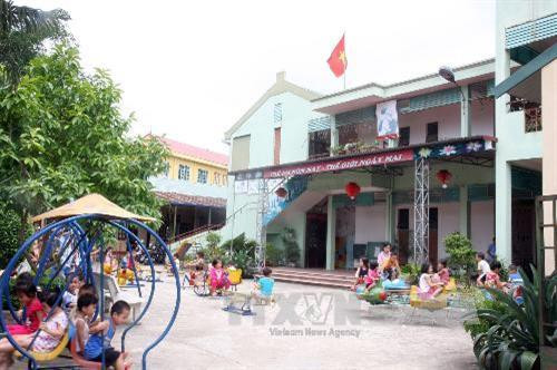 Trường mầm non Mai Pha (xã Mai Pha, thành phố Lạng Sơn) đạt chuẩn quốc gia, được đầu tư nâng cấp theo tiêu chí nông thôn mới. Ảnh: Đình Huệ - TTXVN Trường mầm non Mai Pha (xã Mai Pha, thành phố Lạng Sơn) đạt chuẩn quốc gia, được đầu tư nâng cấp theo tiêu chí nông thôn mới. Ảnh: Đình Huệ - TTXVN