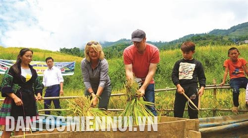 Trong khuôn khổ Lễ hội mùa Thu "Sức hút đại ngàn" năm 2018, Ủy ban Nhân dân huyện Bát Xát phối hợp với Chi hội nghệ sĩ nhiếp ảnh Lào Cai tổ chức Triển lãm ảnh "Vàng trên Y Tý". Ảnh: Cao Hương Trong khuôn khổ Lễ hội, 113 vận động viên đã tham gia Giải leo núi chinh phục đỉnh Lảo Thẩn lần thứ 2 - năm 2018. Ảnh: Cao Hương Đông đảo đồng bào dân tộc và khách du lịch đã tham dự Lễ hội mùa Thu Sa Pa năm 2018. Ảnh: Cao Hương Tái hiện lễ cưới của người Dao đỏ trong đêm khai mạc Lễ hội mùa Thu. Ảnh: Cao Hương Du khách tham quan làng nghề chạm bạc tại thôn Séo Pờ Hồ ở xã Mường Hum, huyện Bát Xát. Ảnh: Cao Hương Lễ hội mùa Thu được tổ chức nằm trong chuỗi sự kiện Lễ hội bốn mùa Xuân, Hạ, Thu, Đông, nhằm phát huy những giá trị văn hóa truyền thống, đậm đà bản sắc của các dân tộc sinh sống dưới chân núi Hoàng Liên. Ảnh: Cao Hương Du khách trải nghiệm mùa vàng ở xã Lao Chải, huyện Sa Pa. Ảnh: Cao Hương Trong khuôn khổ Lễ hội mùa Thu "Sức hút đại ngàn" năm 2018, Ủy ban Nhân dân huyện Bát Xát phối hợp với Chi hội nghệ sĩ nhiếp ảnh Lào Cai tổ chức Triển lãm ảnh "Vàng trên Y Tý". Ảnh: Cao Hương Trong khuôn khổ Lễ hội, 113 vận động viên đã tham gia Giải leo núi chinh phục đỉnh Lảo Thẩn lần thứ 2 - năm 2018. Ảnh: Cao Hương Đông đảo đồng bào dân tộc và khách du lịch đã tham dự Lễ hội mùa Thu Sa Pa năm 2018. Ảnh: Cao Hương Tái hiện lễ cưới của người Dao đỏ trong đêm khai mạc Lễ hội mùa Thu. Ảnh: Cao Hương Du khách tham quan làng nghề chạm bạc tại thôn Séo Pờ Hồ ở xã Mường Hum, huyện Bát Xát. Ảnh: Cao Hương Lễ hội mùa Thu được tổ chức nằm trong chuỗi sự kiện Lễ hội bốn mùa Xuân, Hạ, Thu, Đông, nhằm phát huy những giá trị văn hóa truyền thống, đậm đà bản sắc của các dân tộc sinh sống dưới chân núi Hoàng Liên. Ảnh: Cao Hương Du khách trải nghiệm mùa vàng ở xã Lao Chải, huyện Sa Pa. Ảnh: Cao Hương