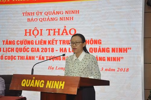 Đại biểu phát biểu tại hội thảo. Ảnh: Văn Đức - TTXVN