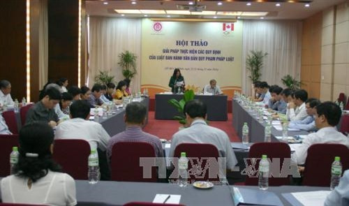 Toàn cảnh hội thảo. Ảnh: Tiến Lực - TTXVN Toàn cảnh hội thảo. Ảnh: Tiến Lực - TTXVN