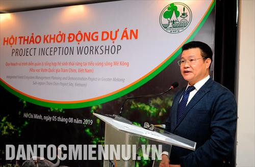 Ông Nguyễn Nghĩa Biên - Viện trưởng Viện Điều tra Quy hoạch Rừng phát biểu khai mạc hội thảo Ông Nguyễn Nghĩa Biên - Viện trưởng Viện Điều tra Quy hoạch Rừng phát biểu khai mạc hội thảo