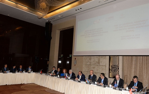 Phiên họp Đại hội đồng OANA lần thứ 16. Ảnh: TTXVN phát