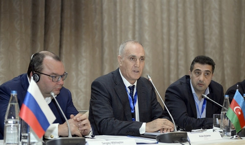 Đại diện Hãng Thông tấn Azertac của Azerbaijan. Ảnh: TTXVN phát