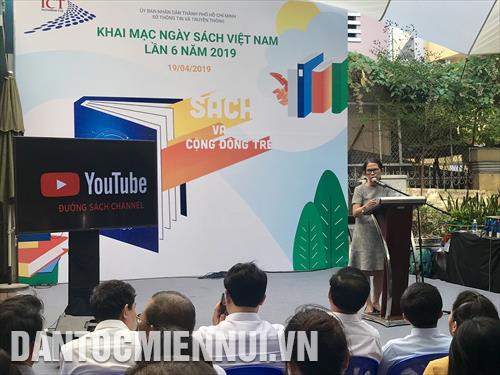 Ra mắt kênh Youtube riêng của Đường sách thành phố Hồ Chí Minh với tên gọi Đường Sách Channel. Ảnh: Thu Hương