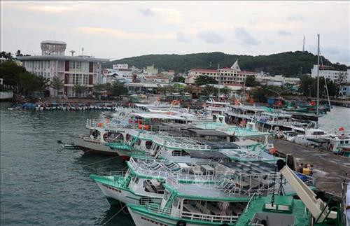 Bến cảng du lịch An Thới trên đảo Phú Quốc. Ảnh: Lê Huy Hải/TTXVN Bến cảng du lịch An Thới trên đảo Phú Quốc. Ảnh: Lê Huy Hải/TTXVN