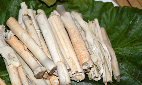 Đọt mây luộc Đọt mây luộc