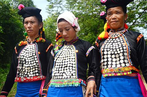 Các thiếu nữ Si La trong trang phục truyền thống. Để tôn nên vẻ đẹp của mình, các thiếu nữ Si La sử dụng thêm các chuỗi hạt cườm, các họa tiết trang trí nhiều màu sắc. Các vòng trang sức gắn bạc, đồng tạo nên nét độc đáo trong trang phục dân tộc người Si La. Trang phục Si La còn phản ánh các giá trị tôn giáo, tín ngưỡng, vị trí xã hội người mặc. Với phụ nữ Si La chiếc khăn đội đầu thể hiện lứa tuổi, tình trạng hôn nhân như: khăn trắng dành cho người chưa lập gia đình; khăn đen người đã có gia đình. Trên thân áo Pi Khồ của phụ nữ Si La được đính 72 đồng xu bạc thành 9 hàng ngang, giữa hàng xu bạc có trang trí các đường hoa văn kẻ bằng chỉ đỏ, thể hiện tín ngưỡng tâm linh của đồng bào. Trang phục truyền thống người đàn ông Si La với sự giản dị, mộc mạc và khỏe khoắn. Chiếc khăn “dơ phừ” do mẹ chồng khâu là một kỷ vật thiêng liêng gắn bó với mỗi người con gái Si La khi về nhà chồng. Nét độc đáo của chiếc khăn “dơ phừ” là đầu khăn được khâu thành chiếc túi, sau đó tạo thành một cuốn tóc lớn vấn ngang trên trán. Nếu cuốn tóc này chưa đủ to thì phải độn thêm tóc của chồng. Điều này thể hiện tín ngưỡng về tình yêu, tình cảm vợ chồng son sắt, thủy chung gắn bó của người Si La. Đồng bào có nền văn hóa đa dạng, nguyên bản và phong phú như: hát giao duyên giữa nam nữ thanh niên, hát sử ca. Ngày tết năm mới vào đầu tháng 12 âm lịch. Ngoài ra họ còn ăn tết cơm mới. Các em nhỏ Si La thường chơi các đồ chơi tự chế từ tre gỗ hay đất sét. Đồng thời, chúng cũng có các trò chơi tập thể rất vui nhộn. Cùng sự giao thoa văn hoá với các dân tộc khác, trang phục truyền thống lại cầu kỳ nên người Si La sử dụng trang phục này chủ yếu vào các dịp lễ tết, cưới hỏi, các sự kiện lớn bản làng... góp phần bảo tồn bản sắc của người Si La, và gìn giữ một nét đẹp độc đáo trong vườn hoa văn hoá cộng đồng các dân tộc Việt Nam. Các thiếu nữ Si La trong trang phục truyền thống. Để tôn nên vẻ đẹp của mình, các thiếu nữ Si La sử dụng thêm các chuỗi hạt cườm, các họa tiết trang trí nhiều màu sắc. Các vòng trang sức gắn bạc, đồng tạo nên nét độc đáo trong trang phục dân tộc người Si La. Trang phục Si La còn phản ánh các giá trị tôn giáo, tín ngưỡng, vị trí xã hội người mặc. Với phụ nữ Si La chiếc khăn đội đầu thể hiện lứa tuổi, tình trạng hôn nhân như: khăn trắng dành cho người chưa lập gia đình; khăn đen người đã có gia đình. Trên thân áo Pi Khồ của phụ nữ Si La được đính 72 đồng xu bạc thành 9 hàng ngang, giữa hàng xu bạc có trang trí các đường hoa văn kẻ bằng chỉ đỏ, thể hiện tín ngưỡng tâm linh của đồng bào. Trang phục truyền thống người đàn ông Si La với sự giản dị, mộc mạc và khỏe khoắn. Chiếc khăn “dơ phừ” do mẹ chồng khâu là một kỷ vật thiêng liêng gắn bó với mỗi người con gái Si La khi về nhà chồng. Nét độc đáo của chiếc khăn “dơ phừ” là đầu khăn được khâu thành chiếc túi, sau đó tạo thành một cuốn tóc lớn vấn ngang trên trán. Nếu cuốn tóc này chưa đủ to thì phải độn thêm tóc của chồng. Điều này thể hiện tín ngưỡng về tình yêu, tình cảm vợ chồng son sắt, thủy chung gắn bó của người Si La. Đồng bào có nền văn hóa đa dạng, nguyên bản và phong phú như: hát giao duyên giữa nam nữ thanh niên, hát sử ca. Ngày tết năm mới vào đầu tháng 12 âm lịch. Ngoài ra họ còn ăn tết cơm mới. Các em nhỏ Si La thường chơi các đồ chơi tự chế từ tre gỗ hay đất sét. Đồng thời, chúng cũng có các trò chơi tập thể rất vui nhộn. Cùng sự giao thoa văn hoá với các dân tộc khác, trang phục truyền thống lại cầu kỳ nên người Si La sử dụng trang phục này chủ yếu vào các dịp lễ tết, cưới hỏi, các sự kiện lớn bản làng... góp phần bảo tồn bản sắc của người Si La, và gìn giữ một nét đẹp độc đáo trong vườn hoa văn hoá cộng đồng các dân tộc Việt Nam.