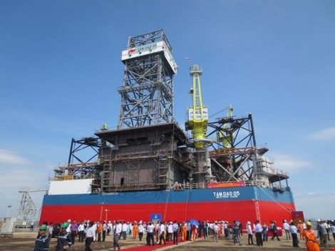 Lễ hạ thủy Tam Đảo 05 (Ảnh: Pháp luật TP.HCM) Lễ hạ thủy Tam Đảo 05 (Ảnh: Pháp luật TP.HCM)