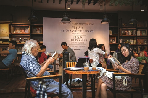 Cà phê sách - ý tưởng và mô hình mới lạ tại đường sách Thành phố Hồ Chí Minh Cà phê sách - ý tưởng và mô hình mới lạ tại đường sách Thành phố Hồ Chí Minh