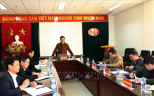 Buổi họp báo về lễ hội Ném Còn ba nước Việt - Lào - Trung. Ảnh: Quý Trung – TTXVN