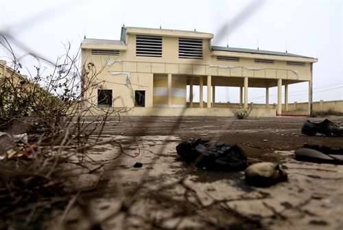 Nhà chính của khu xử lý rác thải của xã Đồng Luận.