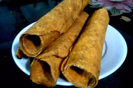 Thơm ngon bánh đa gấc kẻ sặt – Hải Dương ảnh 1 Thơm ngon bánh đa gấc kẻ sặt – Hải Dương ảnh 1