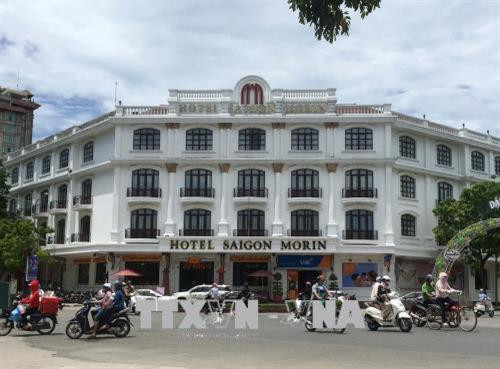 Khách sạn Saigon - Morin - một công trình kiến trúc Pháp có giá trị. Ảnh: Quốc Việt - TTXVN